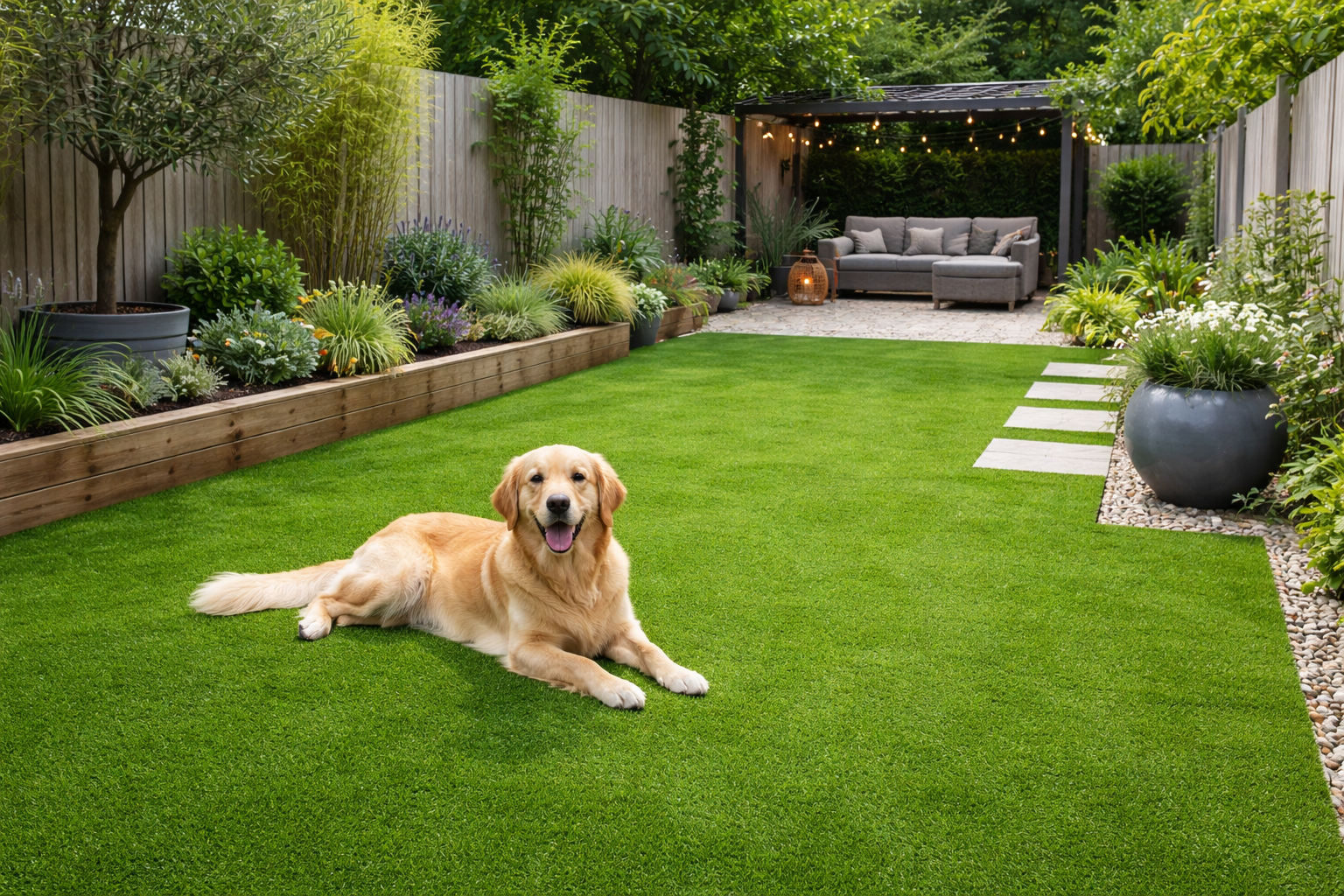 A Lawn That's Always Summer-Ready