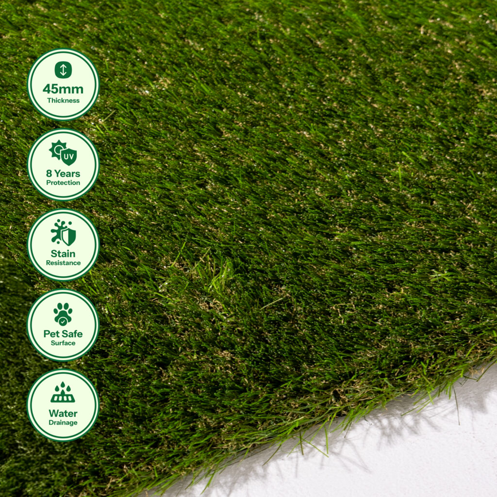 Evergreen 45mm Deep Pile Lawn
